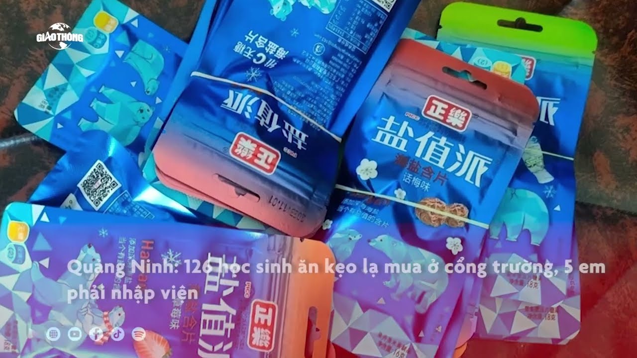 Quảng Ninh: 126 học sinh ăn kẹo lạ mua ở cổng trường, 5 em phải nhập viện